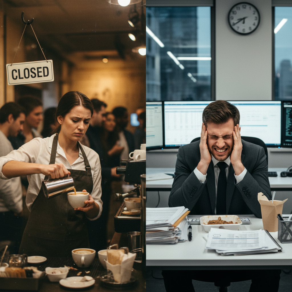 자영업 vs 직장인: 스트레스 비교 분석 (2026 최신)