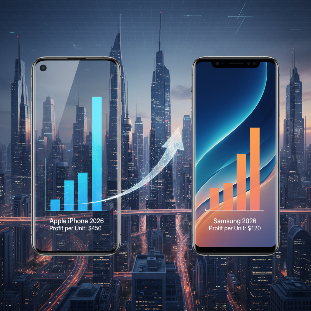 아이폰 vs 삼성: 수익성 격차 심화