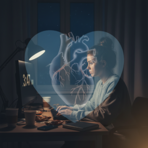 심혈관 질환, 올빼미족은 위험 79% 증가