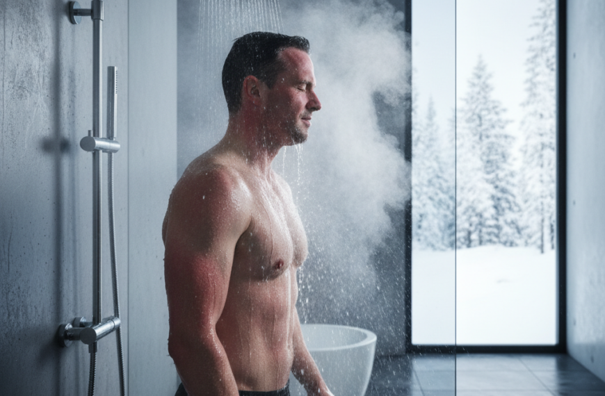 찬물 샤워: 도파민 충전? 겨울철 건강법