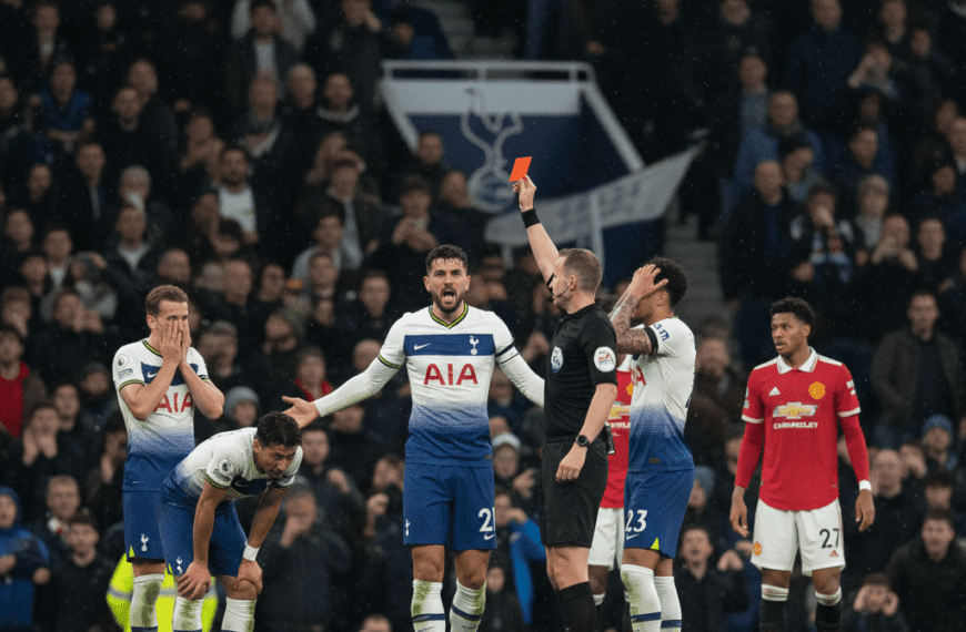 토트넘 주장, 로메로 퇴장! 팀&hellip;