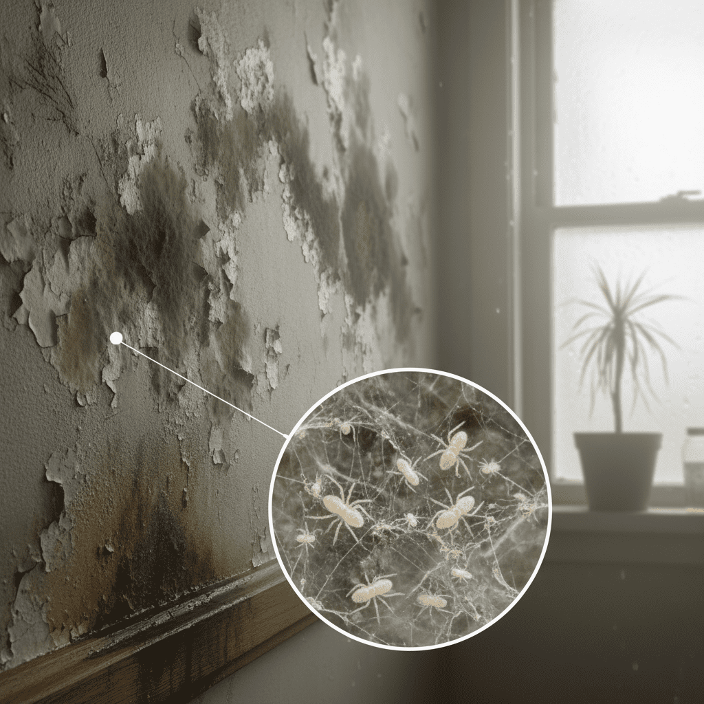 집안 곰팡이 공포! 아이 폐 건강 '적신호'