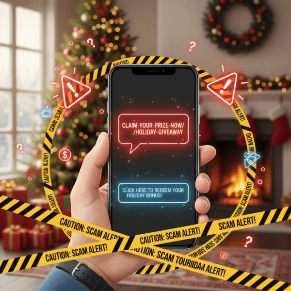 스미싱 주의! 설 선물 배송 사칭 주의보