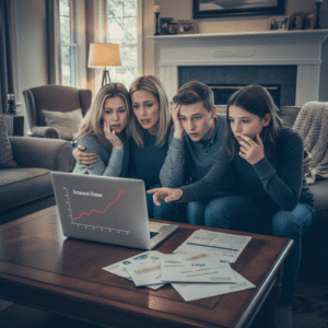 주택담보대출 금리 7% 시대, 영끌족 비상