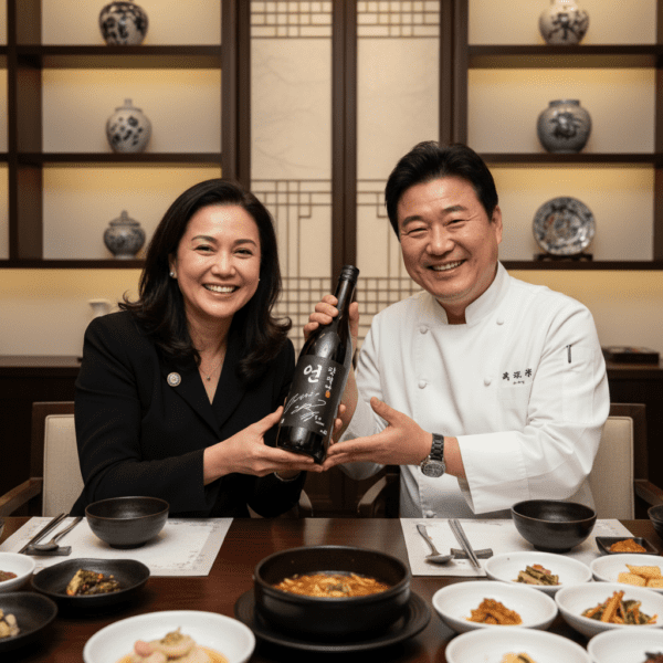 백종원, 브라질 영부인 만찬…BTS 진 선물 화제