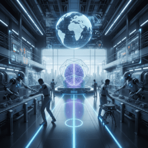 AI 자율공장: 삼성전자, 2030년 미래를 짓다