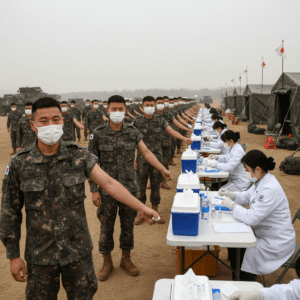 홍역 백신 부족 비상! 훈련소 집단 감염 우려