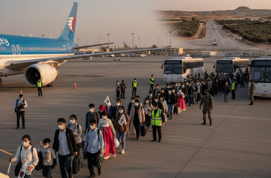 중동지역 한국인 대피, 카타르·요르단 출국