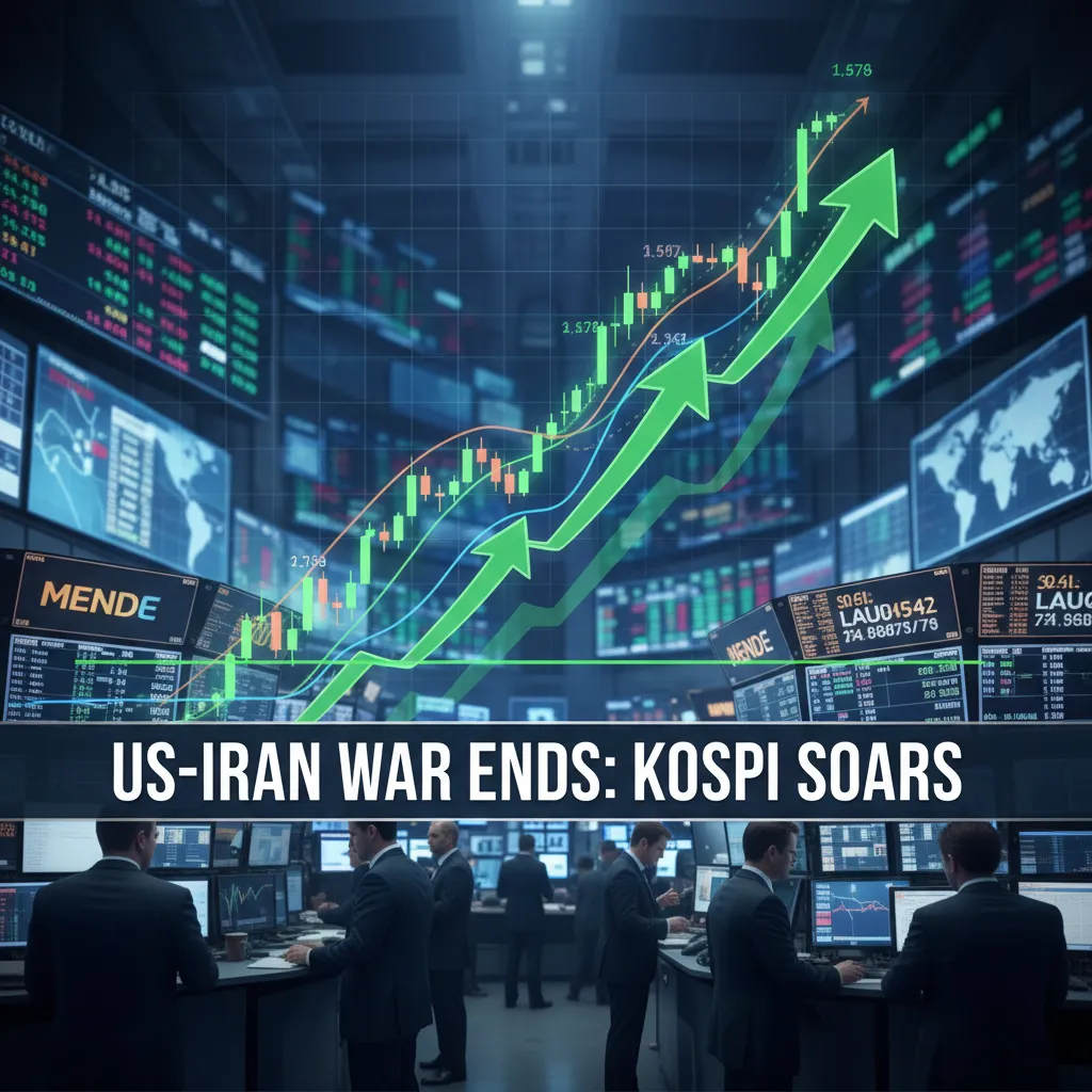 코스피 급등! 미국-이란 전쟁 조기 종료 시사