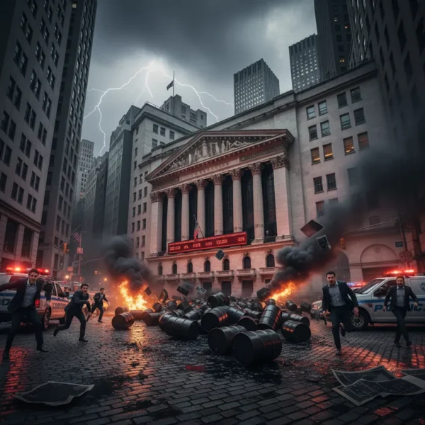 유가 급등, 뉴욕증시 폭락! 다우 올해 최저