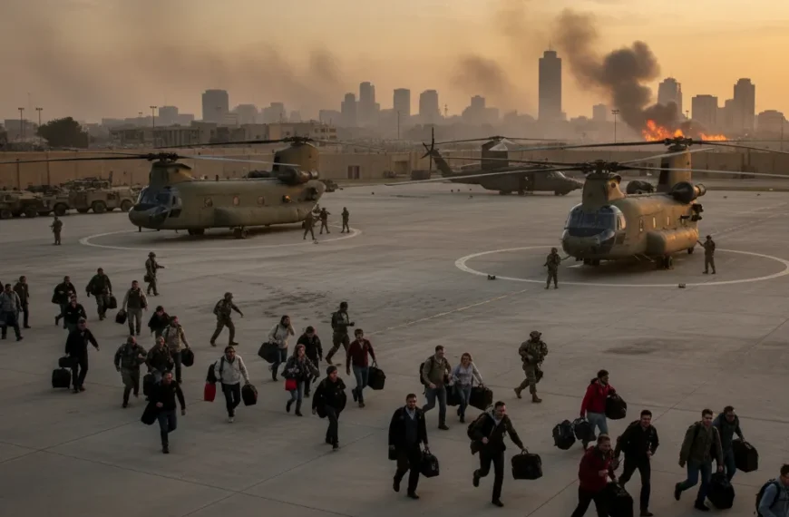 美 철수령, 이라크서 자국민…전쟁 확산?