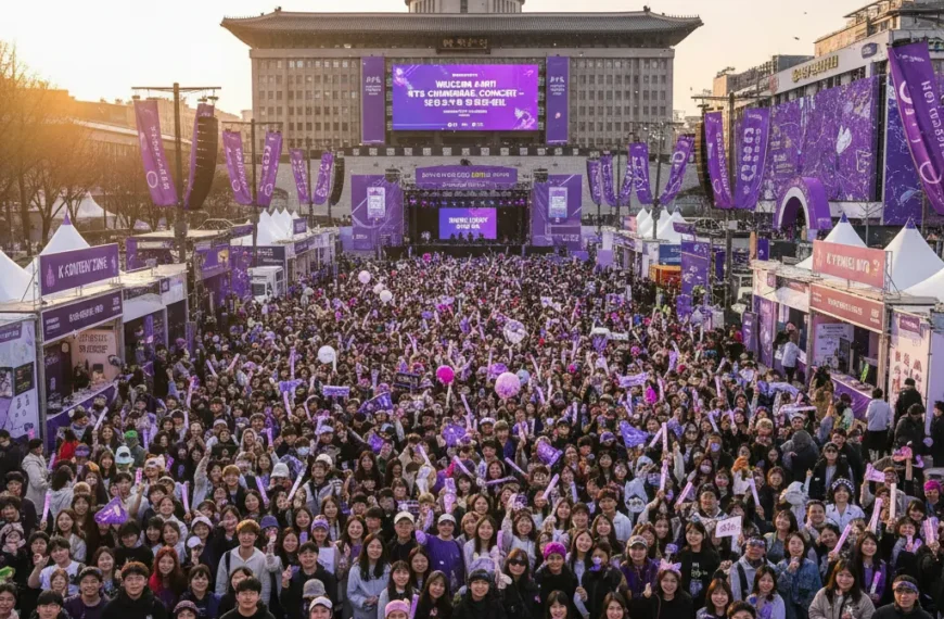 BTS 컴백 공연, 광화문 환대 캠페인