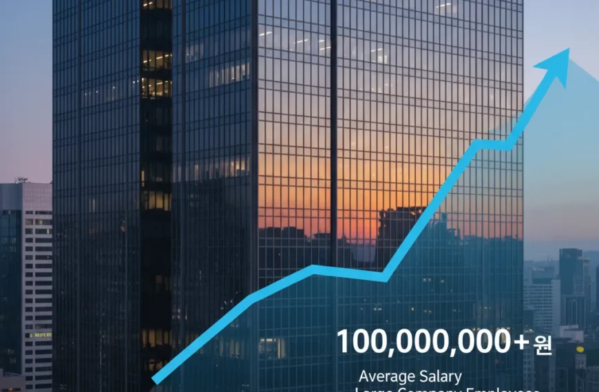 대기업 평균 연봉 1억 돌파, 격차&hellip;